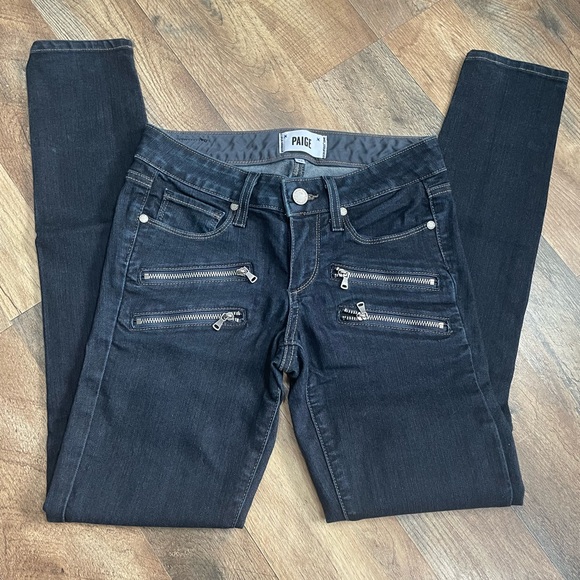 PAIGE Denim - PAIGE Edgemont skinny jean dark wash